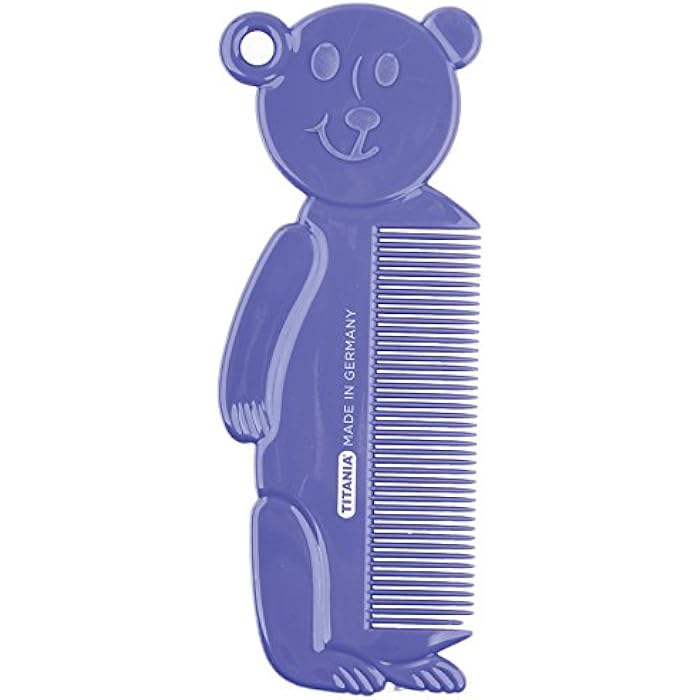 Titania CombBear, Assorted Colours Pink/Purple/Light Blue